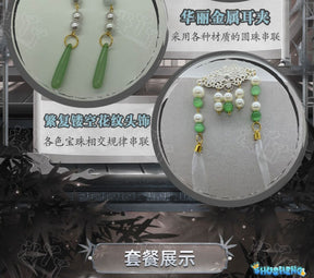Identity V Qi Shiyi Antiquarian Ink Rhyme Series Women Cosplay Costume Anime Game Roleplay Suits Carnival Holiday Party Uniforms