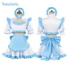 Anime Roshidere Alya Alisa Mikhailovna Kujou Cosplay Maid Costume Wig Yuki Suou Dress Maid Skirt Ayano Kimishima Halloween Women