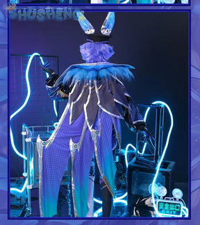Game LOL battle bat Xayah cosplay costume uniform coat cloak hat gloves women Halloween party Carnival role play outfits