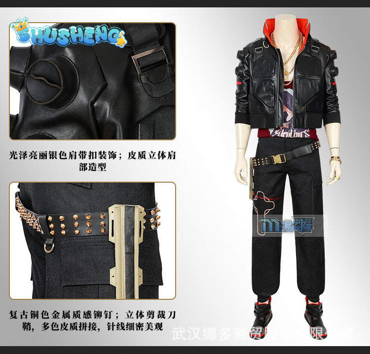 Cyber and Punk 2077 coswear PS4 mercenary Jack same cosplay clothing