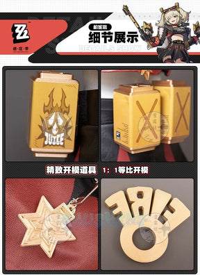 Shusheng Zenless Zone Zero Burnice Whita Game Suit Lovely Uniform Cosplay Costume Halloween Party Role Play Outfit Women S-XXL