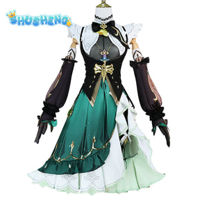 Emilie Cosplay Costume Genshin Impact Carnival Uniform Wig Anime Halloween Costumes Women Game