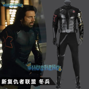 Thunderbolts Winter Soldier Bucky Cosplay Costume Uniform Halloween Carnival Party Christmas Play Role Clothes Clothing