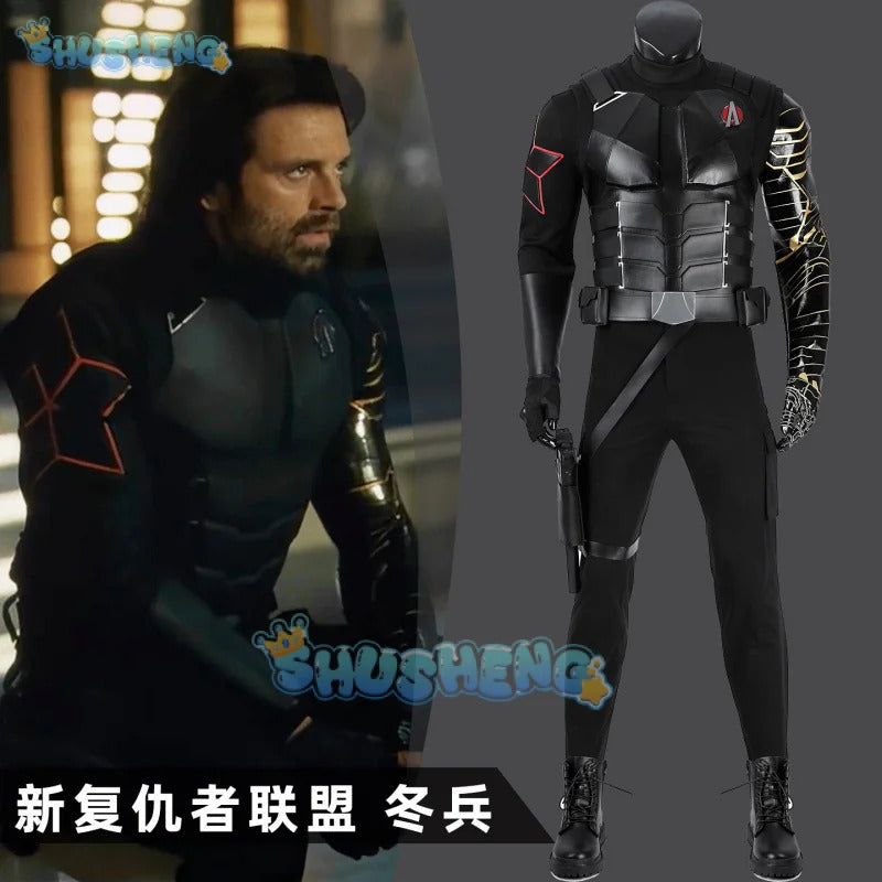 Thunderbolts Winter Soldier Bucky Cosplay Costume Uniform Halloween Carnival Party Christmas Play Role Clothes Clothing