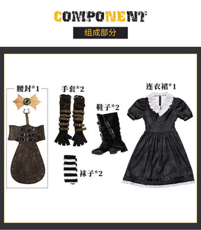 Alice Liddell Cosplay Costume Game Alice Madness Returns Costume New Version Steam Dress Victorian Dress Halloween Party Outfits