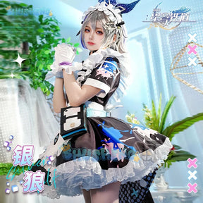 Honkai: Star rail cos Silver Wolf maid set cosplay game costume girl