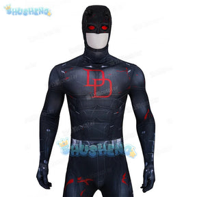 Daredevil‌ Cosplay Costume Jumpsuit Halloween Carnival Party Christmas Play Role Clothes Clothing for Men
