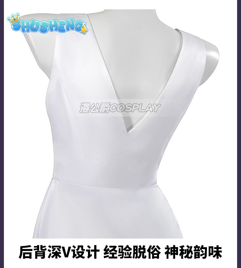 Harley Bride wedding dress Cosplay Costume Joker Women Outfit wedding dress Quinn Halloween