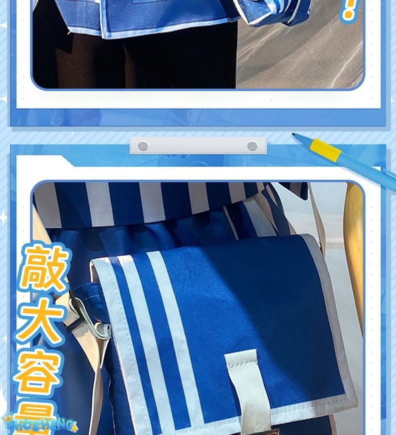 Game Identity V Cosplay Costumes Postman Victor Grantz Cosplay Costume Survivor Uniform Suits Clothes Blue Uniform