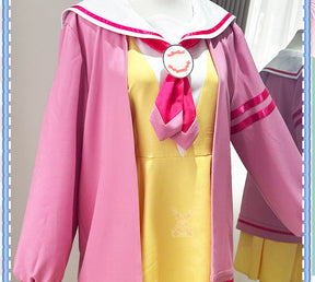 Shusheng-R Anime Pripara Manaka Laala Childhood Cchool Uniform Cosplay Costume S-XXL