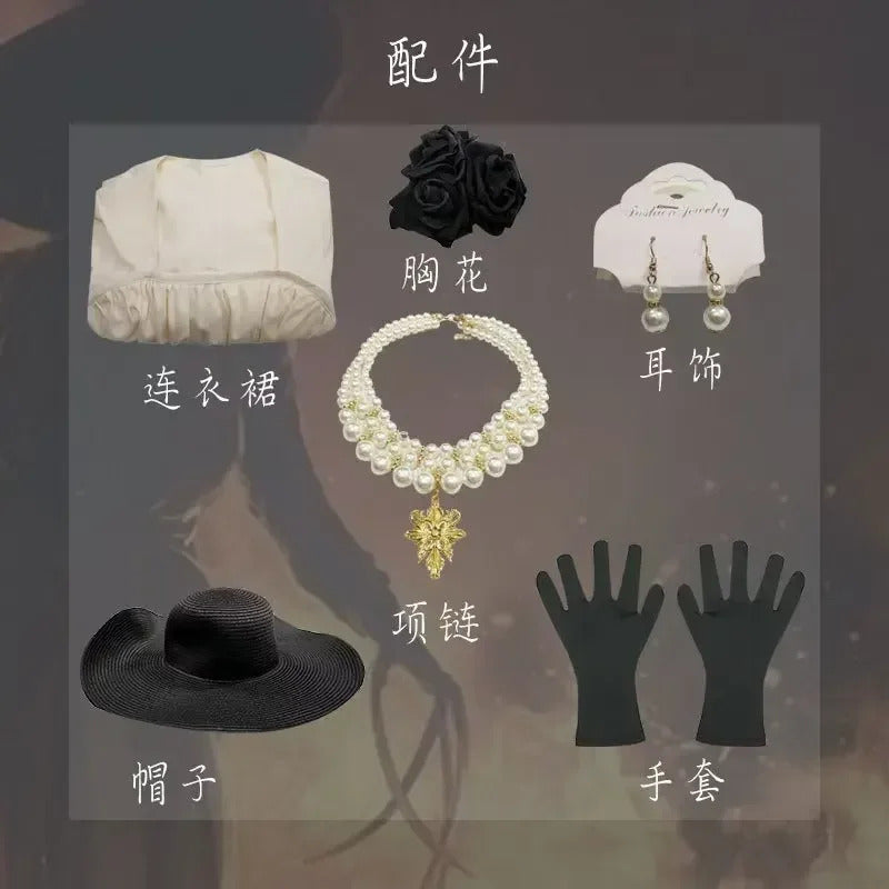 Halloween party Lady dimitrscu cosplay costume chamelain Alcina biohazce Comtesse sexy cosplay Lady Vampire Shusheng