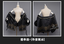 Shusheng-R NieR:Automata YoRHa No. 2 Type B Cosplay Costume Sexy Lovely Uniform Halloween Party Role Play Outfit Women