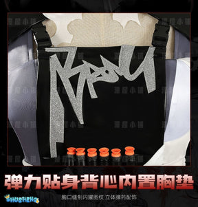 CoserStar-SR Arknights EW Walter Wiš'adel Cosplay Costume Outfit Halloween Carnival Party Role Play Uniform Suits