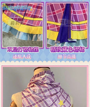 Kiriya Aoi shibuki ran Cosplay Anime Aikatsu！Costume Sweet Cute Lolita Dress  Accessories prop Halloween Party Women's Uniform
