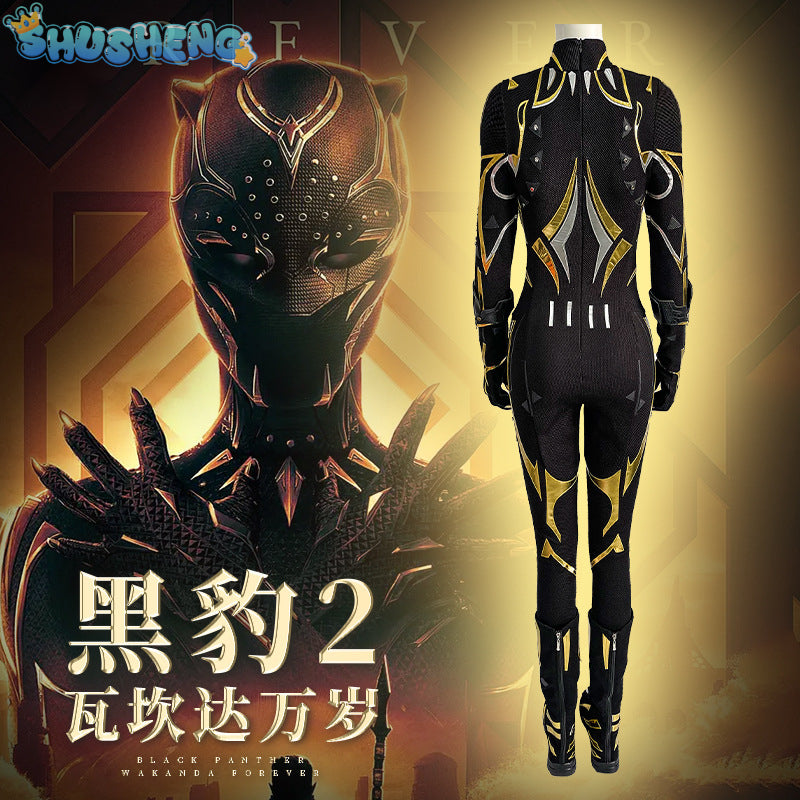 Anime Wakanda Forever Superhero Black Panther Shuri Cosplay Costume Bodysuit Party Costume for Women