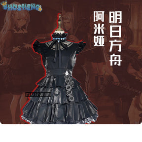 Arknights Amiya Concert Cosplay Costume Cos Game Anime Party Uniform Hallowen Play Role Clothes Clothing