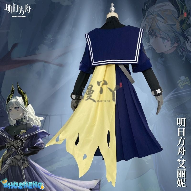 Game Arknights Irene Cosplay Costume Navy Jk Uniform Halloween Carnival Party Play Role Clothes Clothing COSFun