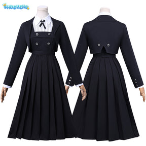 Anime Rock Is A Lady's Modesty Shiraya Tamaki Cosplay Costume Japanese JK Black School Uniform Skirt Woman Cute Campus Suit 2025