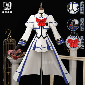 Anime Magical Girl Lyrical Nanoha Takamachi Nanoha Cosplay Costume Sweet Combat Suits Women Girls Halloween Role Play Shoes