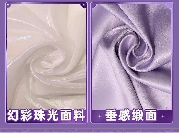 Shusheng-R Honkai: Star Rail Cyrene Women Elegant Dress Uniform Cosplay Costume Headwear props Halloween Party Role Play Outfit