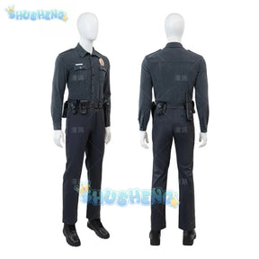 Mortal Kombat 1 T-1000 Cosplay Costume Uniform Halloween Carnival Party Christmas Play Role Clothes Clothing for Men