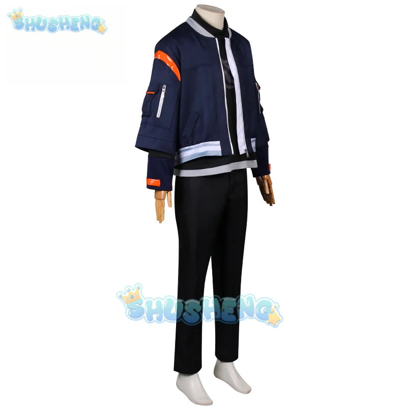 Wise Belle Cosplay Costume Game Zenless Zone Zero Jacket Top Pants with Props Full Set Suits Halloween Party Outfits Men Women