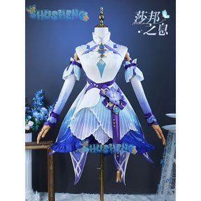 Genshin Impact Nilou Breeze of Sabaa Cosplay Costume Wig Dress Uniform New Skins Dancer Headwear Halloween Party for Women Props