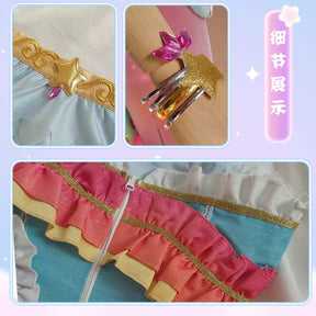 Shusheng-R Anime Aikatsu! Hoshimiya Ichigo Lolita Dress Cosplay Costume S-XXL