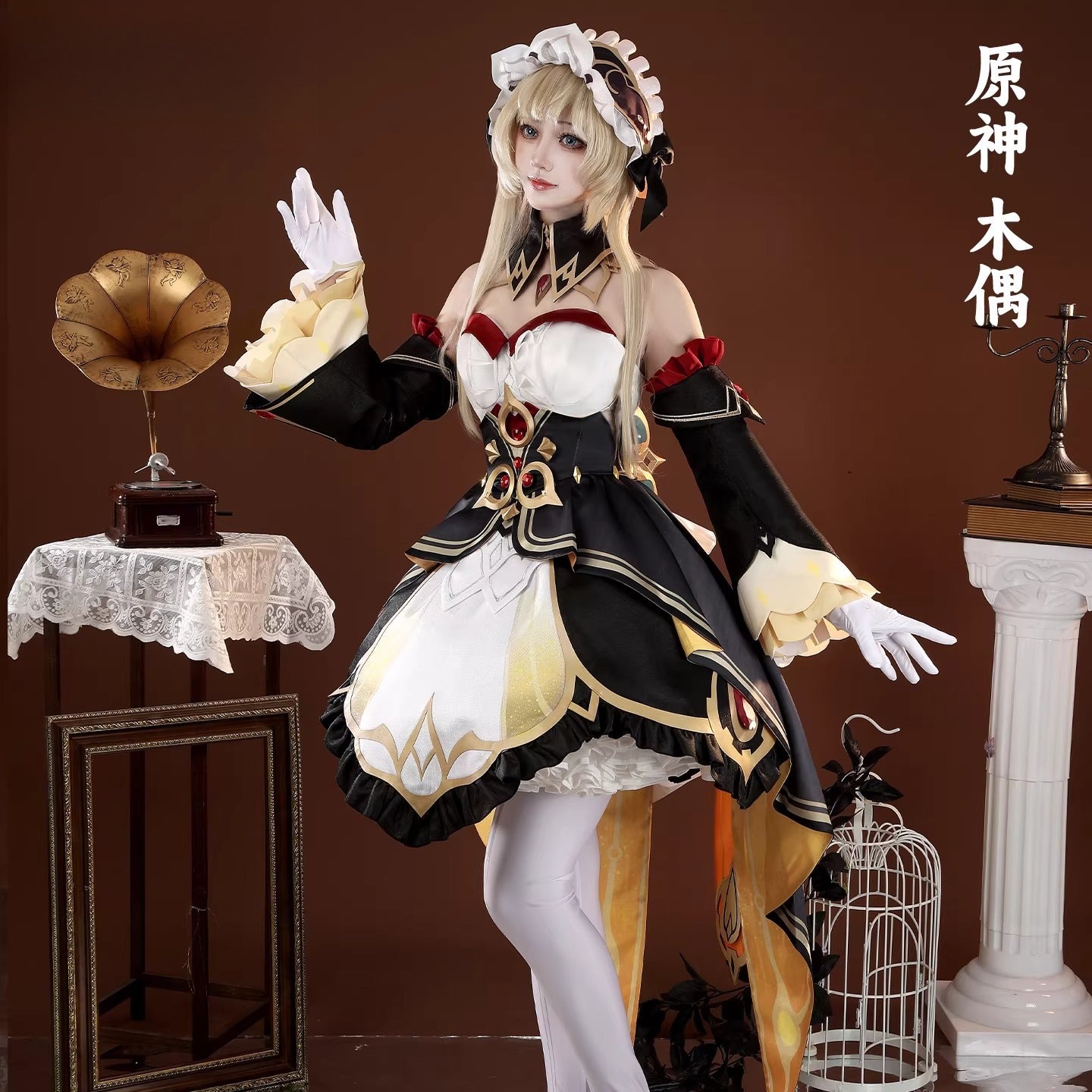 Game Cosplay Series: Genshin Impact Sandrone (Marionette) Cosplay High quality Costume full set XS-XXL Shushengcos