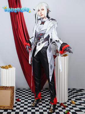 Shusheng Genshin Impact Peruere Arlecchino Cosplay Costume Game Party Uniform Hallowen Play Role Clothes