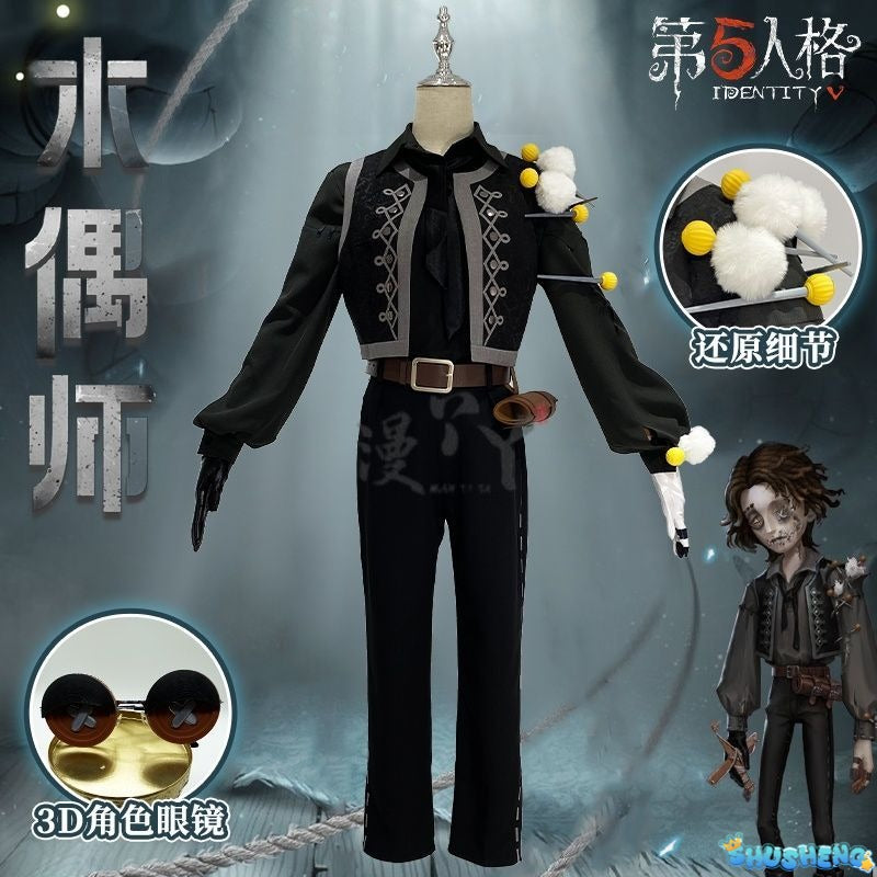 Identity V Matthias Czernin Puppeteer Game Suit Handsome Uniform Cosplay Costume Halloween Party Role Play Outfit Men