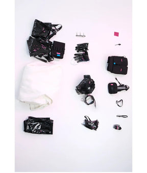 NIKKE：The Goddess of Victory Mihara Cosplay Costume Halloween Carnival Tie up black sexy jumpsuit accessories props uniform set