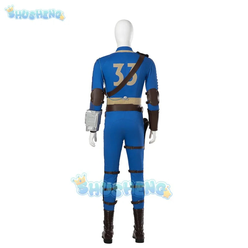 Fallout Season 1 Lucy MacLean cosplay jumpsuit 33 Cosplay Costume Lucy MacLean belt armor uniform arm props Halloween