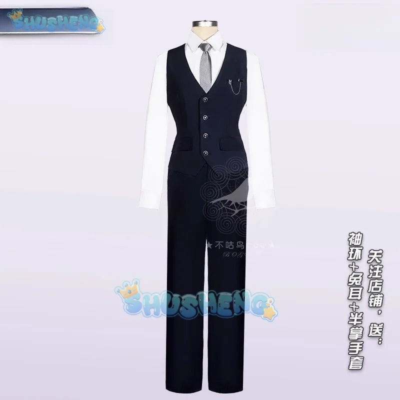 Love and deepspace Xavier shirt pants uniform suit Otome game cosplay cloth Halloween party costume