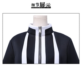 Shiki Ichinose New Anime Tougen Anki Cosplay Clothes Japanese DK School Coat Pants Uniform Wig