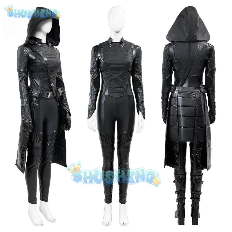Thunderbolts Ghost Cosplay Costume Uniform Halloween Carnival Party Christmas Play Role Clothes Clothing for Women