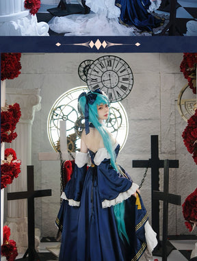 Hatsune Miku Cosplay Costume 39 Party Moon Dress Clothing Accessories Set Anime Carnival Stage Show Magnificent Suit Girl Outfit
