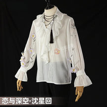 Love and Deepspace Xavier Cosplay Costume Shirt Party Fashion Handsome Uniform Halloween Role Play Clothing
