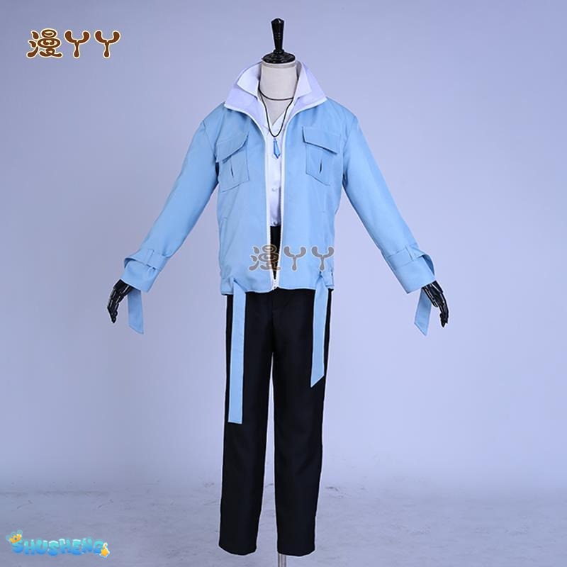 Eiden Cosplay Nu: Carnival Cosplay Costume with Necklace Custom Size Game Nu: Carnival Eiden Cosplay Nu Carnival Halloween