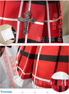 Anime Love Chunibyo Other Delusions Takanashi Rikka Dekomori Sanae Cosplay Costume Wig Adult Woman Skirts Uniform Suit Halloween