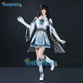 Shusheng Love And Deepspace Heroine LiuYunWanFeng Game Suit Gorgeous Dress Uniform Cosplay Costume Halloween Party Outfit Women