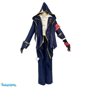 Game Identity V Mercenary Naib Subedar Cosplay Costume Fancy Blue Party Suit Halloween Carnival Uniforms Custom Made