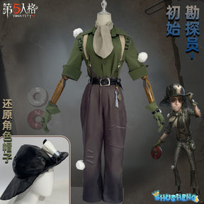 Norton Campbell Prospector Cosplay Identity Ⅴ Costume Hat glasses prop accessorie original skin set party carnival uniform