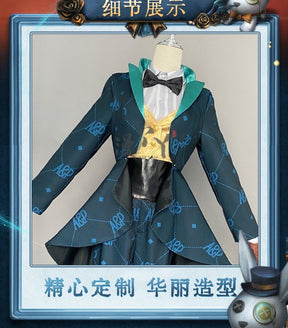 Emma Woods Gardener Cosplay Costume Game Identity Ⅴ Theater Host Halloween Carnival Uniform Anime Clothing Party Suit