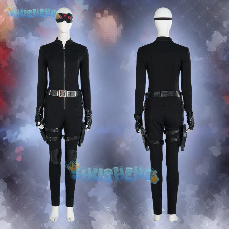 Thunderbolts Yelena Belova Black Widow Cosplay White Widow Costume Halloween Carnival Party Christmas Play Role Clothes Clothing