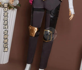 Shusheng lol arcane Season 2 VI Caitlyn cosplay costume uniform Halloween Carnival Party Christmas play rode clothing