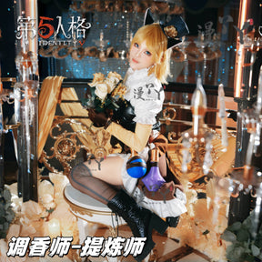 Perfumer Refiner Vera Nair Cosplay Costume Game Identity V Anime Roleplay Suit Halloween Carnival Party Uniform