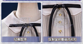 Shusheng-R BanG Dream! Ave Mujica Cosplay Sakiko Togawa Oblivionis Costume Shirt, skirt, socks, tie, Halloween party sweet JK uniform set