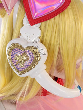 You and Idol Precure♪ Sakura Uta Cosplay Costume Halloween Carnival Women Sweet Pink Lolita Dress Accessories Props Wig Uniform