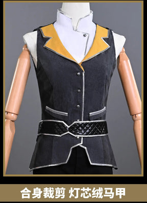 Lune Cosplay Costume Game Clair Obscur: Expedition 33 Coat Vest Pants Uniform Halloween Carnival Party Play Role Clothing